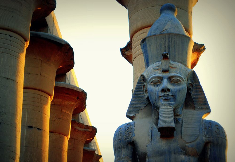 Egypt and Jordan - Ramses_II_in_Luxor_Temple
