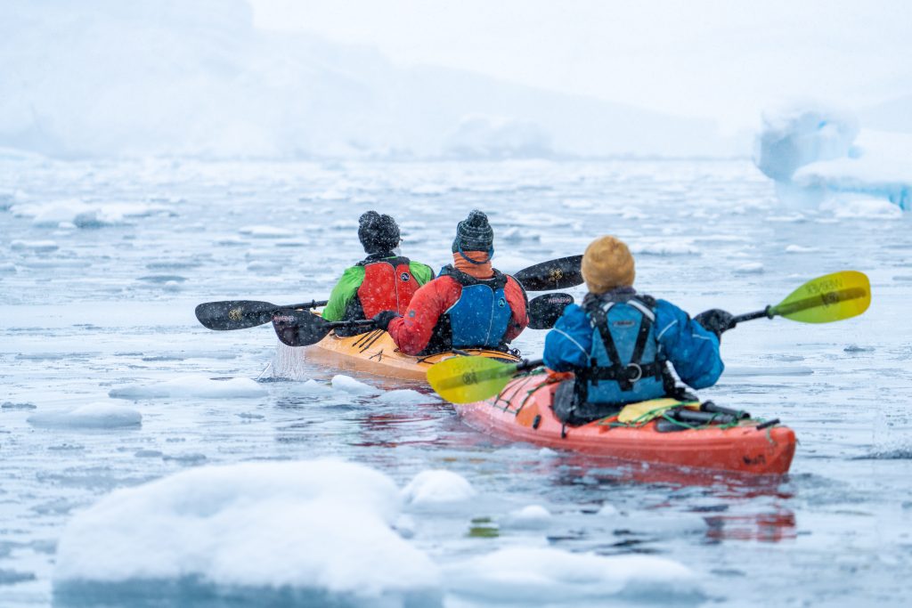 Kayaking in Antarctica, Jamie Lafferty